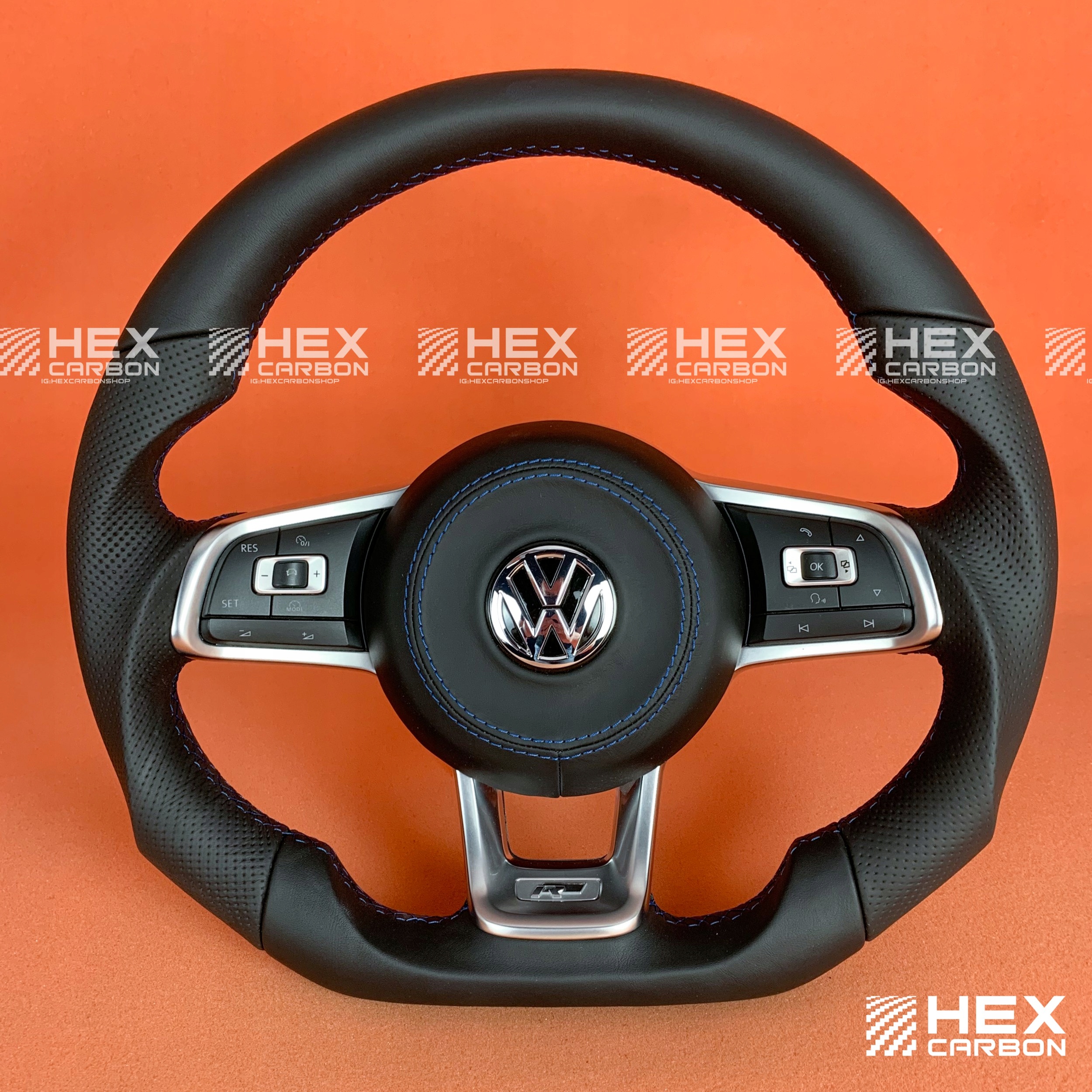 SWO-0116 - ТЮНИНГ РУЛЕВОГО КОЛЕСА VW GOLF 7 VII GTI TYPE R