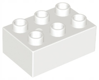 

Lego Duplo 87084 Klocek 2X3 biały Nowy (10g)