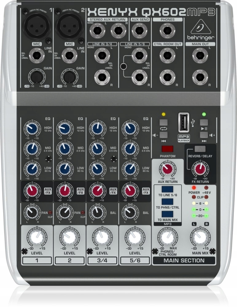Behringer QX602MP3 - Mikser audio