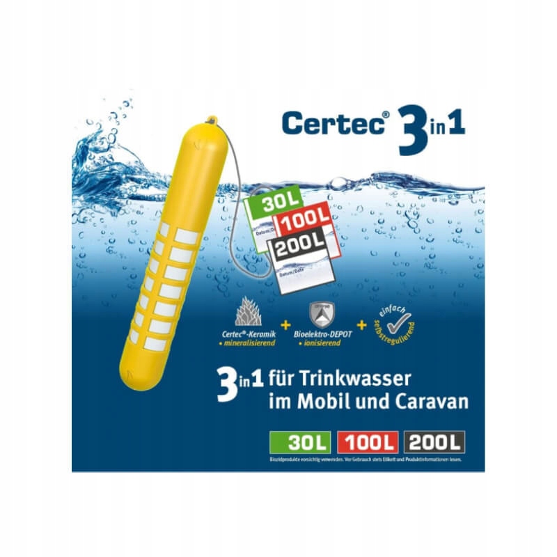 WKŁAD FILTR DO WODY CZYSTEJ 100L KAMPER LILIE Marka Lilie