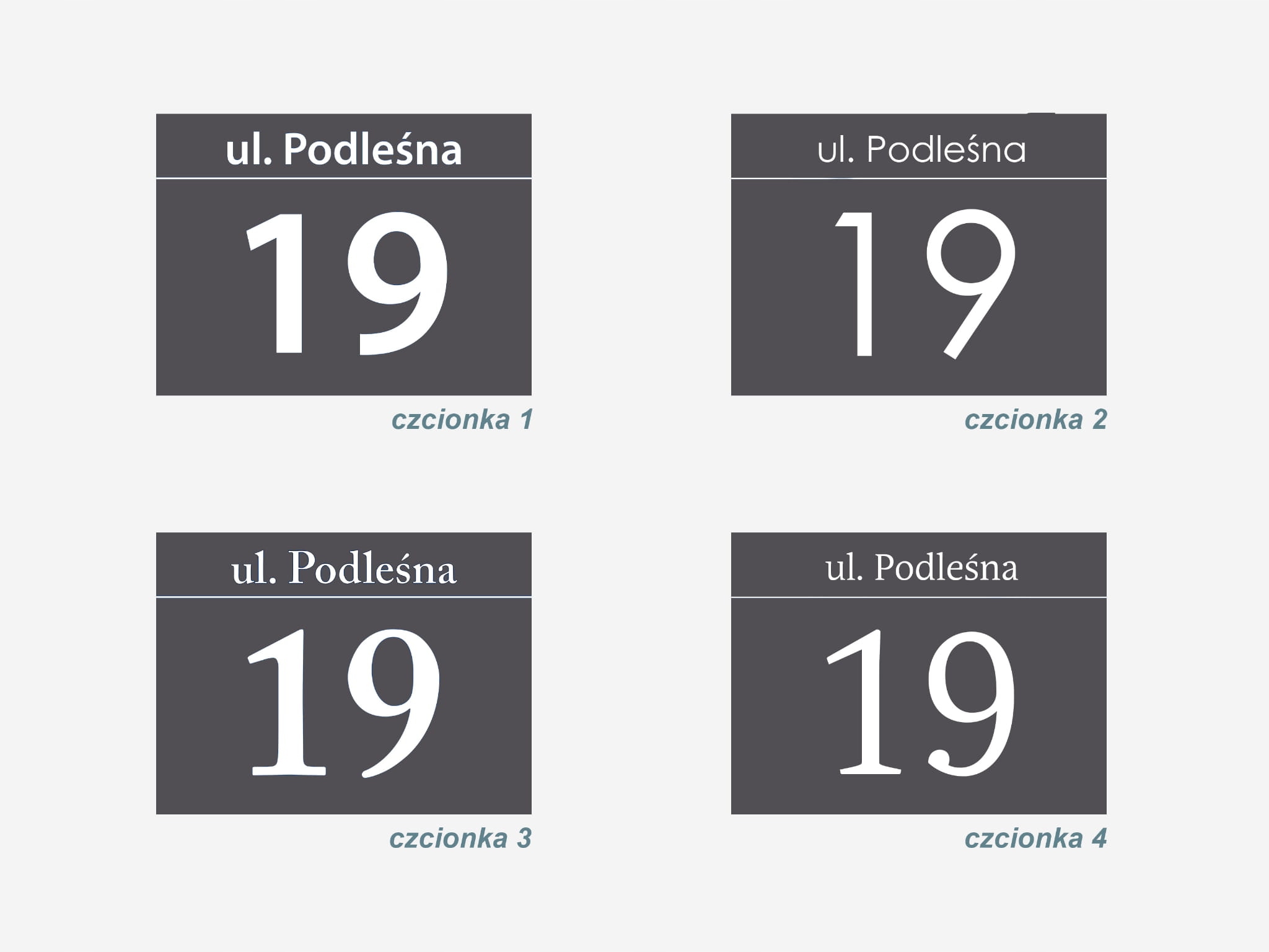 Tablica adresowa z numerem domu 30 x 20 cm Marka inna