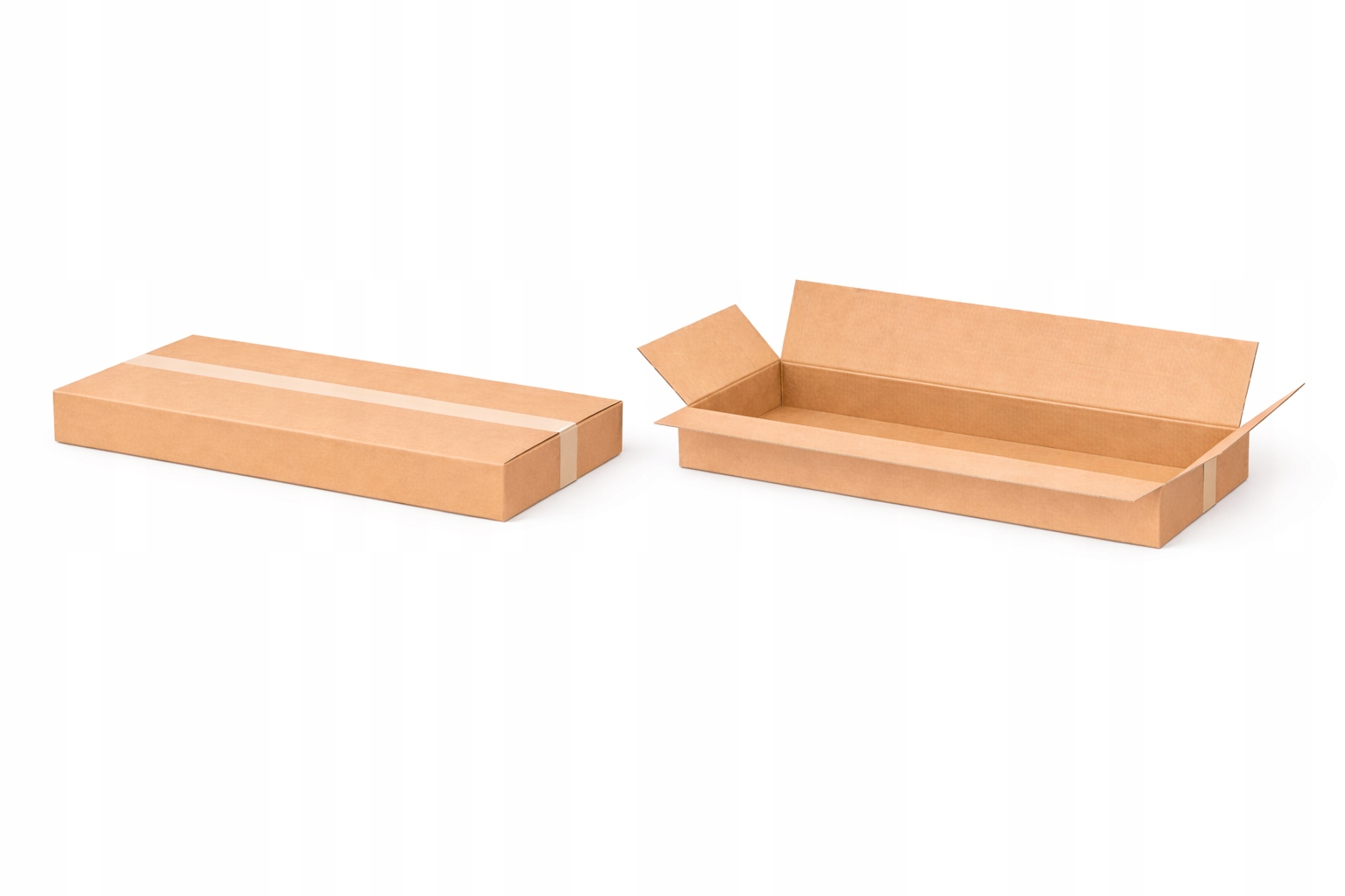 Karton 800x400x100 mm klapowy brązowy 10 sztuk 3W fala C 530g