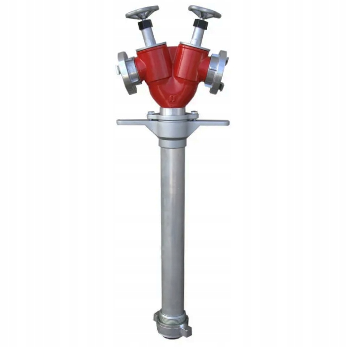 Stojak hydrantowy Standard DN80 2x75 B/bb podwójny z zaworami