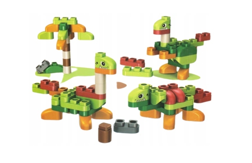 Klocki Dinozaury 3w1