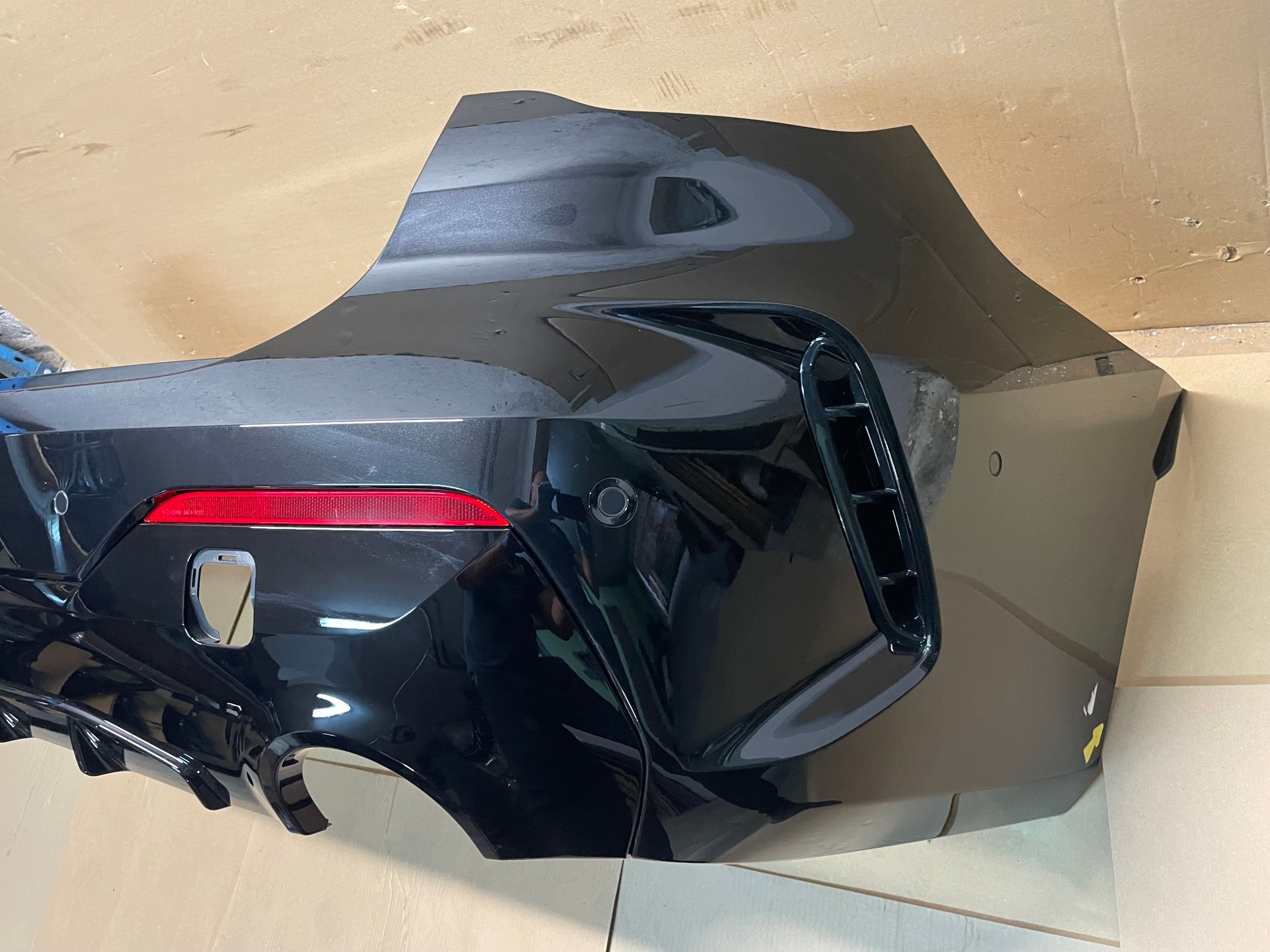 bumper rear part 6 X PDC complete BMW 4 G22 G23 m-packet colour 475