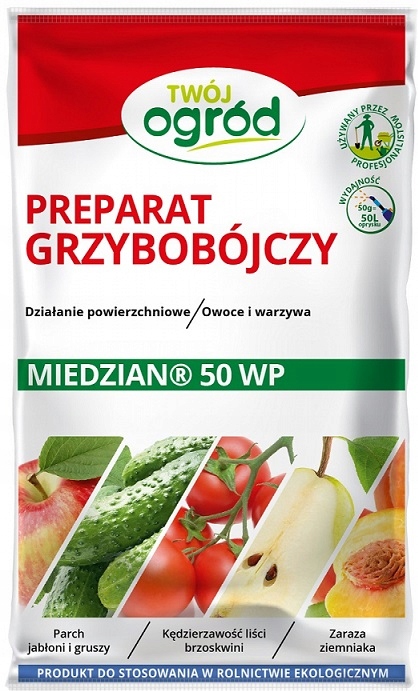 

Miedzian 50WP 10G Grzybobójczy Oprysk