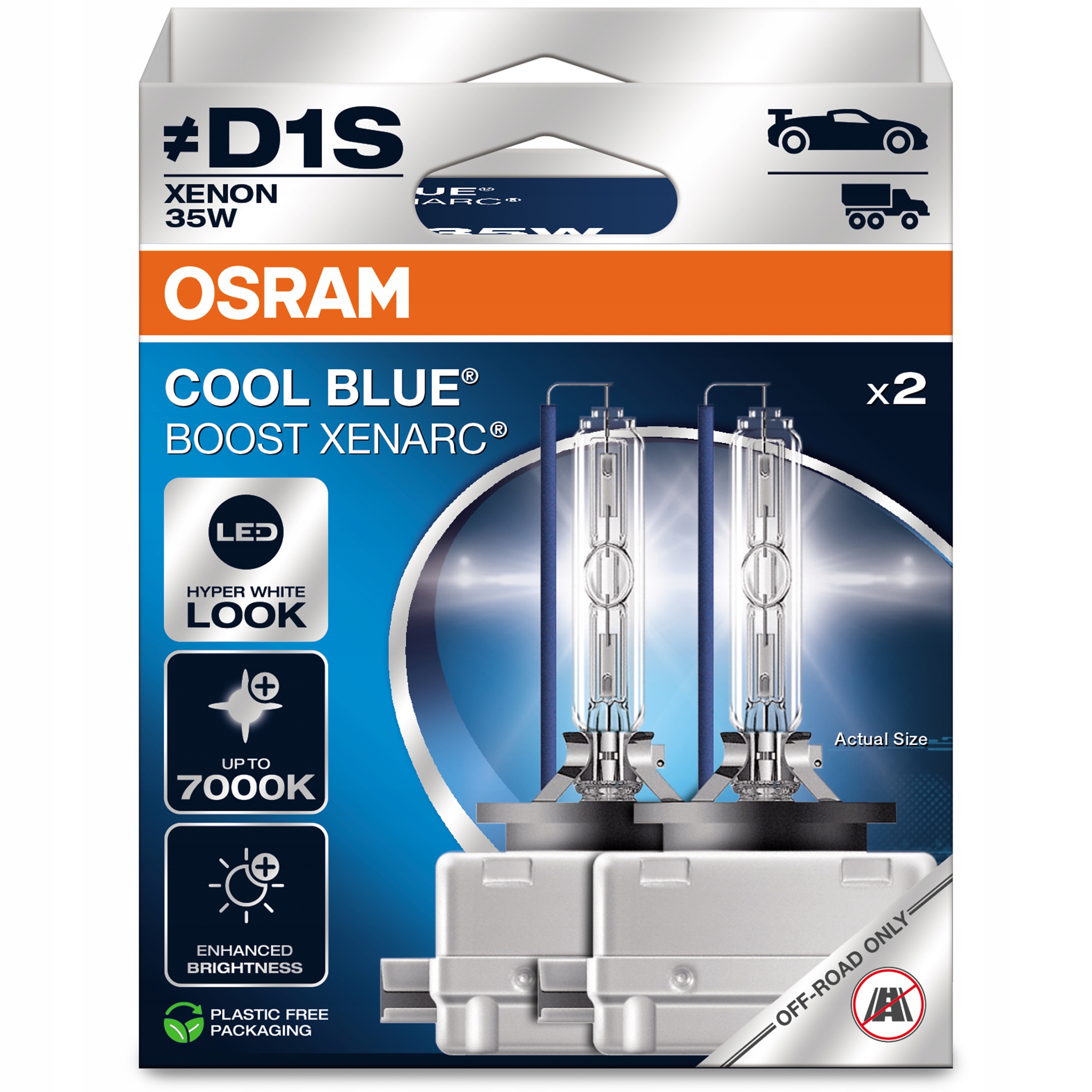 Osram D1S Žiarovka Xennon Ksenon Cool Blue Boost Epack 7000K