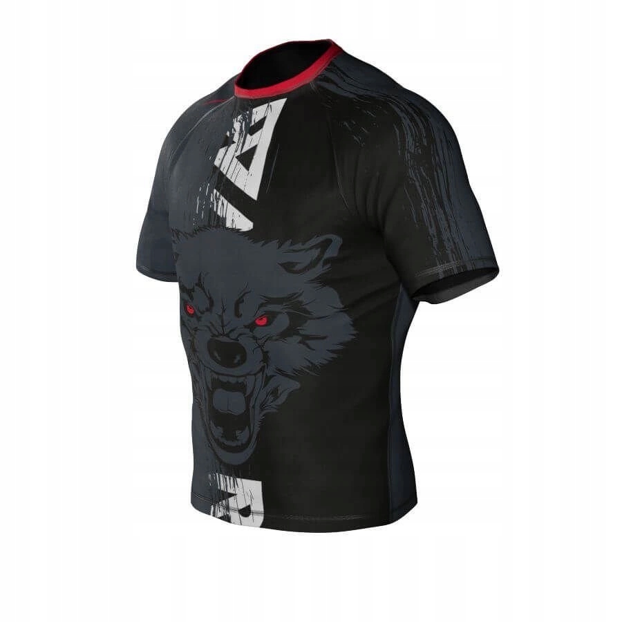 M Koszulka kompresyjna "Wolf" typu Rashguard powstała z materiału DBX MORE Rozmiar M