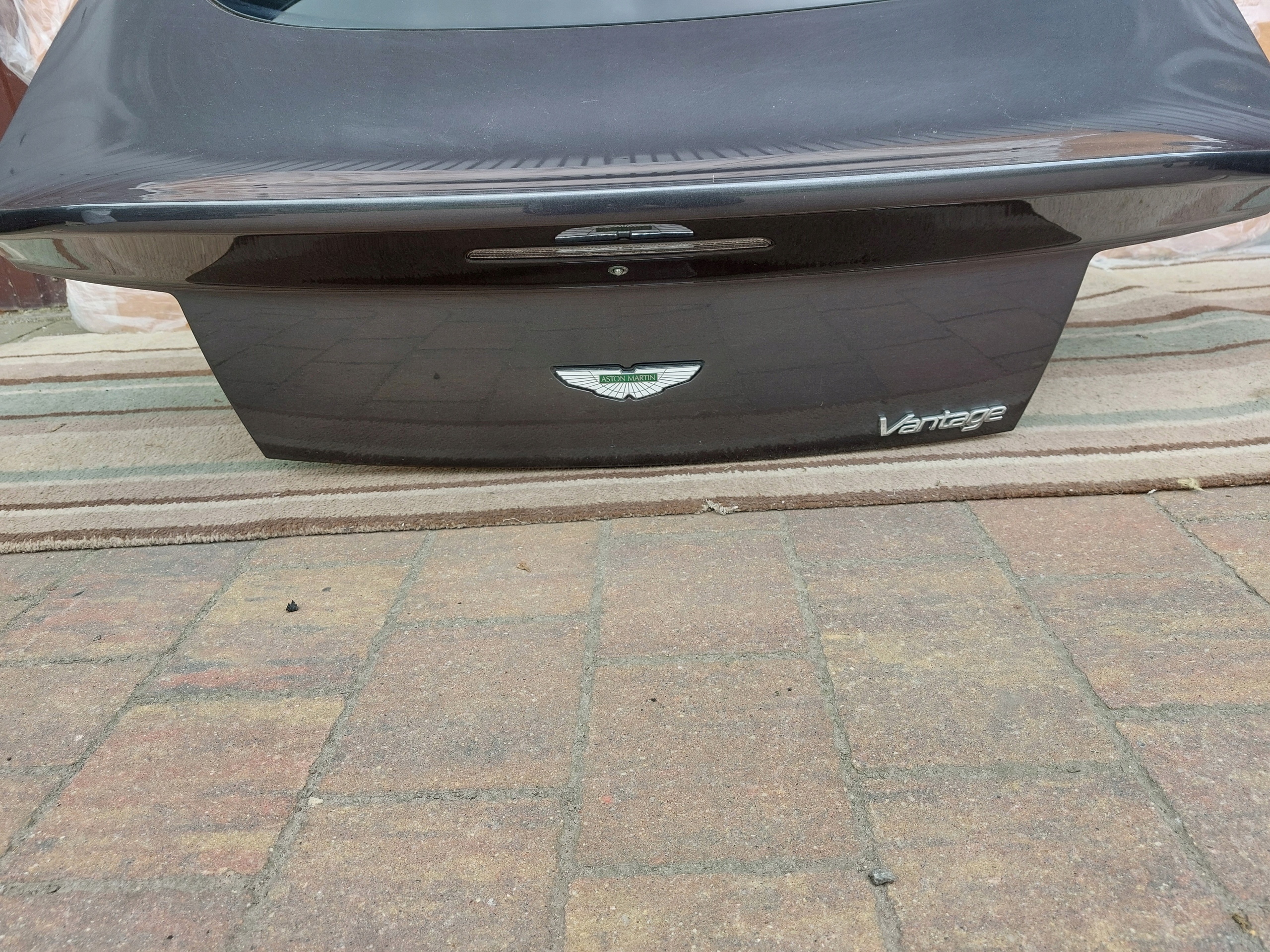 boot door ASTON MARTIN VANTAGE V8 COUPE 15r grey METEORITE SILVER