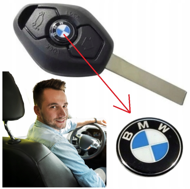 Znaczek Kluczyka Logo Bmw E46 Oe 66122155753 Emblemat