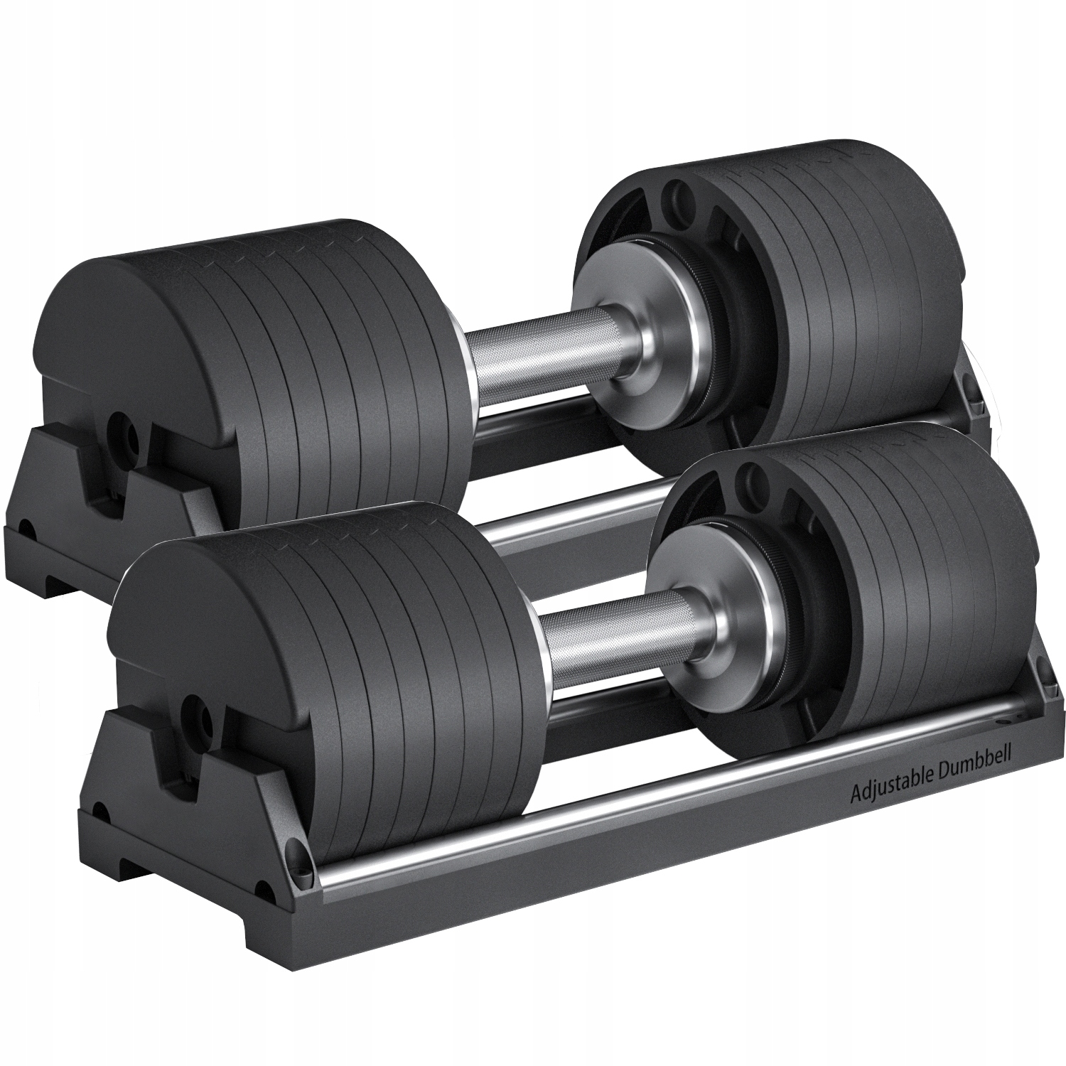 Zestaw 2X Hantla Hantle Regulowane Czarne 40KG Metalowe Snode Nowoczesne