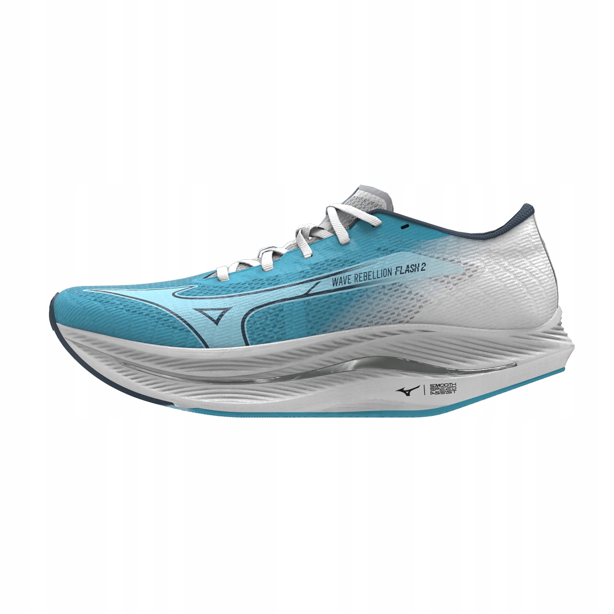 ユースケ　Mizuno Wave Rebellion Flash 28cm WAVE REBELLION FLASH 2 - Biały | Performance Running