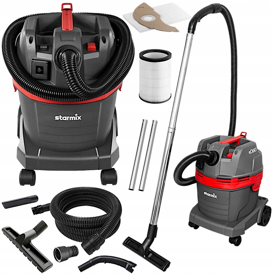 Starmix Odkurzacz przemysłowy na sucho i mokro 1400W eCraft APL-1422 Ewr