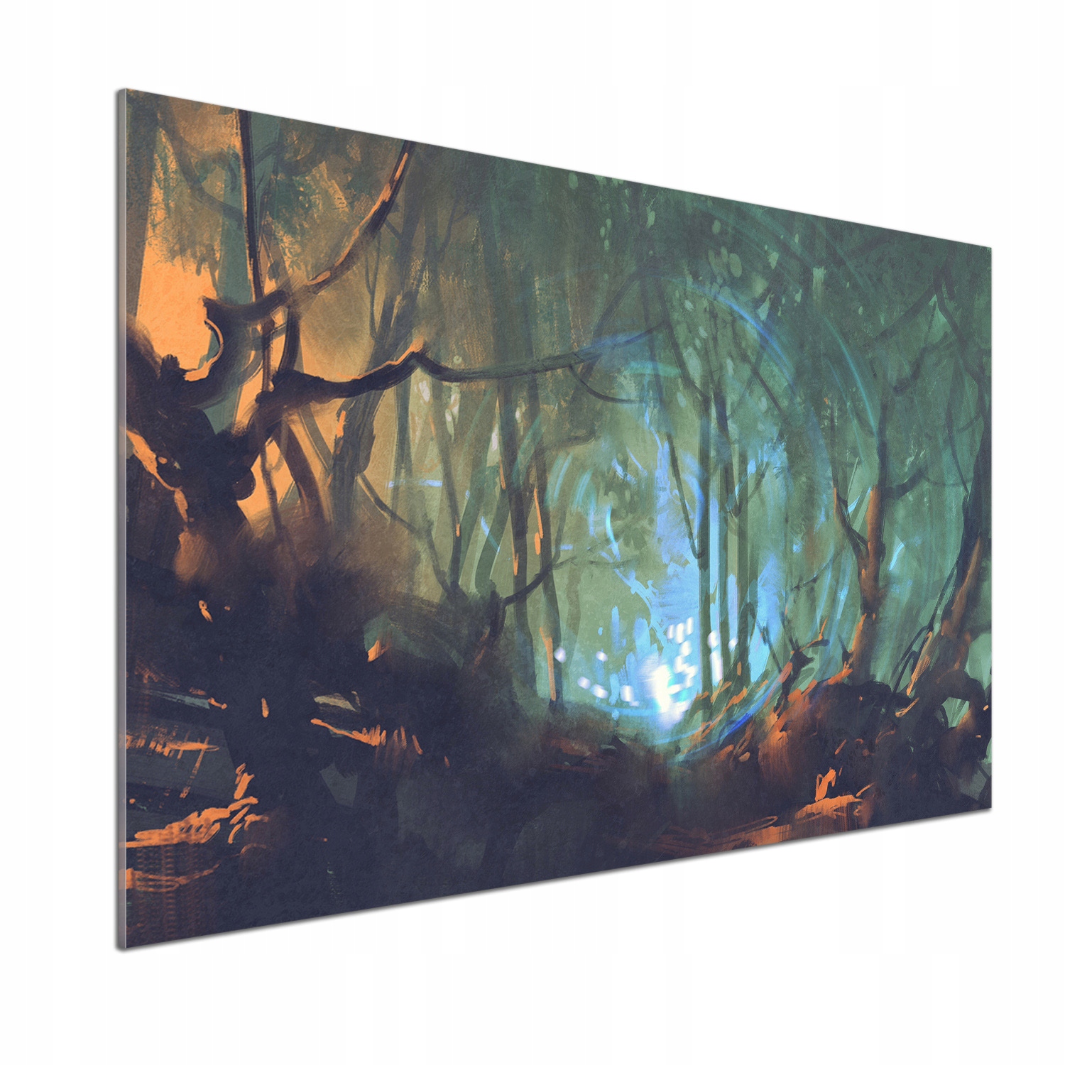 Panel do kuchyne Mystický les 100x70 cm Lepidlo