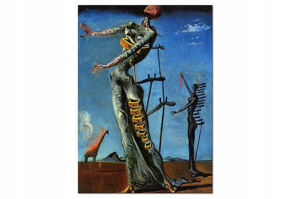 Картина горящий жираф