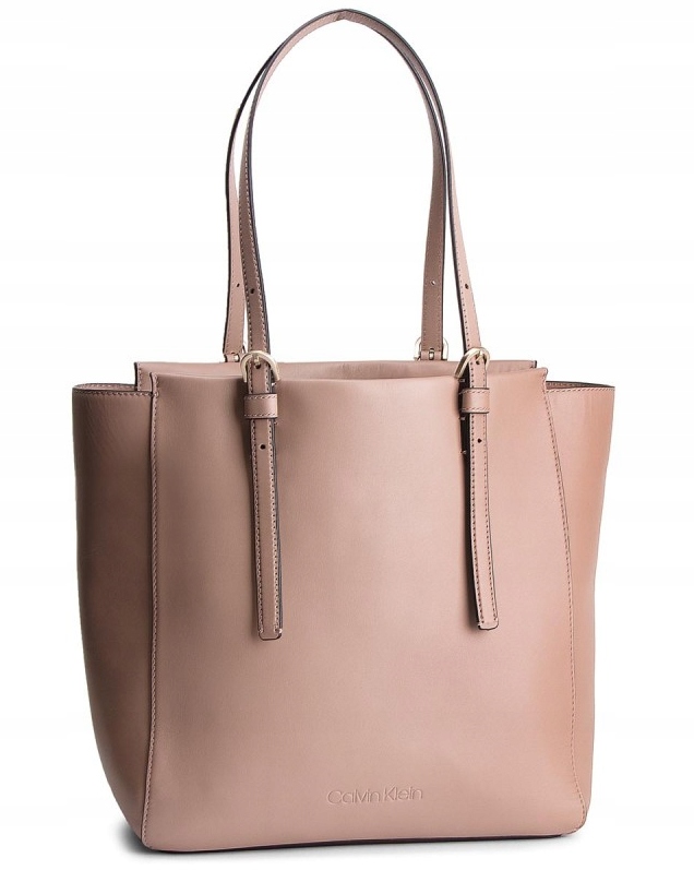Módní Kabelka Calvin Klein A4 Béžová Shopperka Eco