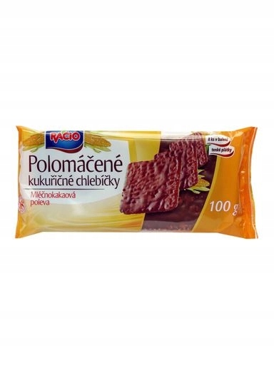 Levně 6 x Kukuřičný chléb s kakaovou polevou 100 g Racio