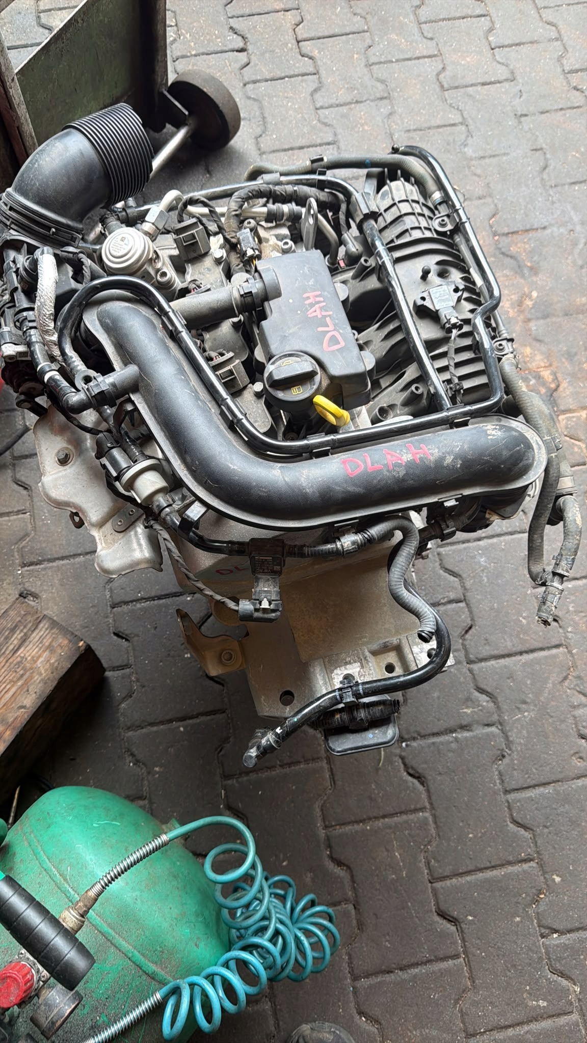 engine complete VW SKODA DLA H DLAH 50TYSKM