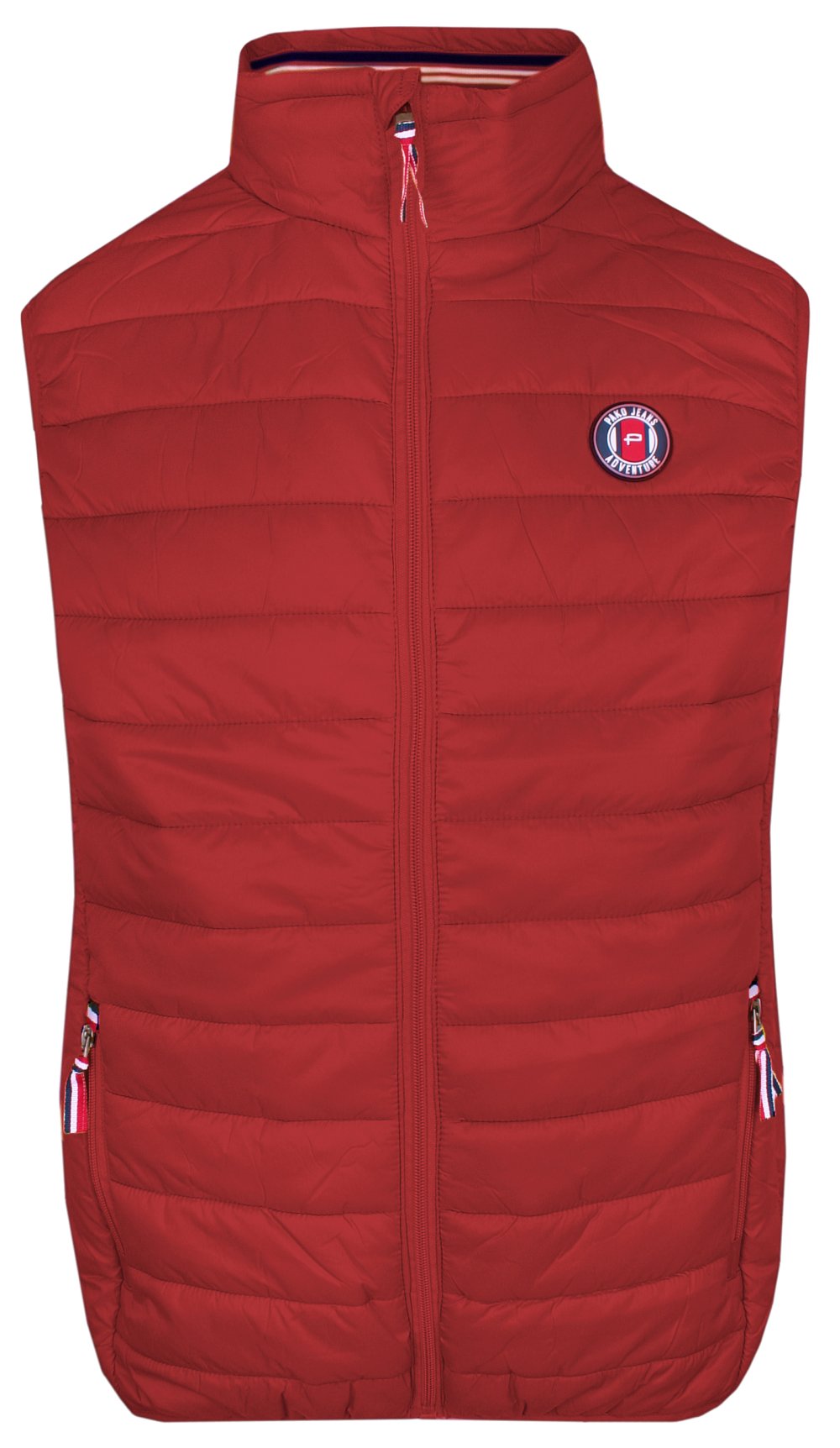 Praktický, zateplený Vesta (vesta) – Pako Jeans – Červená – XL