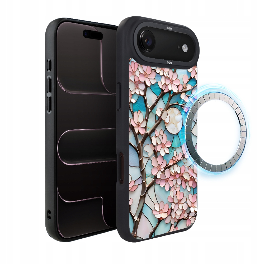 Pouzdro pro iPhone Air Ibizu DropGuard Matt s MagSafe, Měsíční Višeň