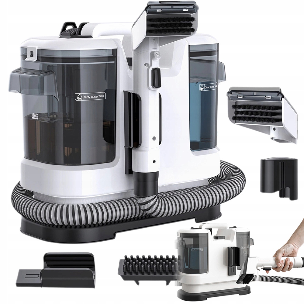 Odkurzacz Do Prania Dywanów Mokre/suche Rozpylanie+ssanie 450W Zdejmowany