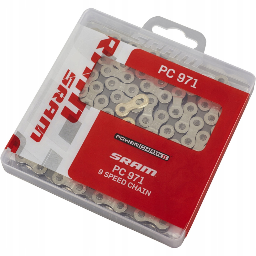 

Łańcuch rowerowy Sram PC-971 9 rzędowy spinka