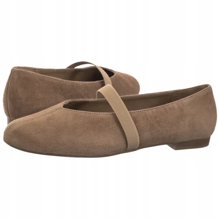 Dámské boty Baleríny Ryłko Kožené Světle hnědé 0UNP3___ _6TW Béžové