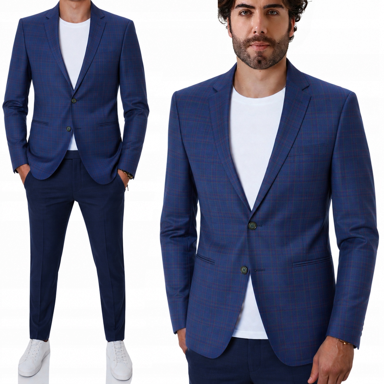 Sako Casual Elegantní sportovní mřížka
