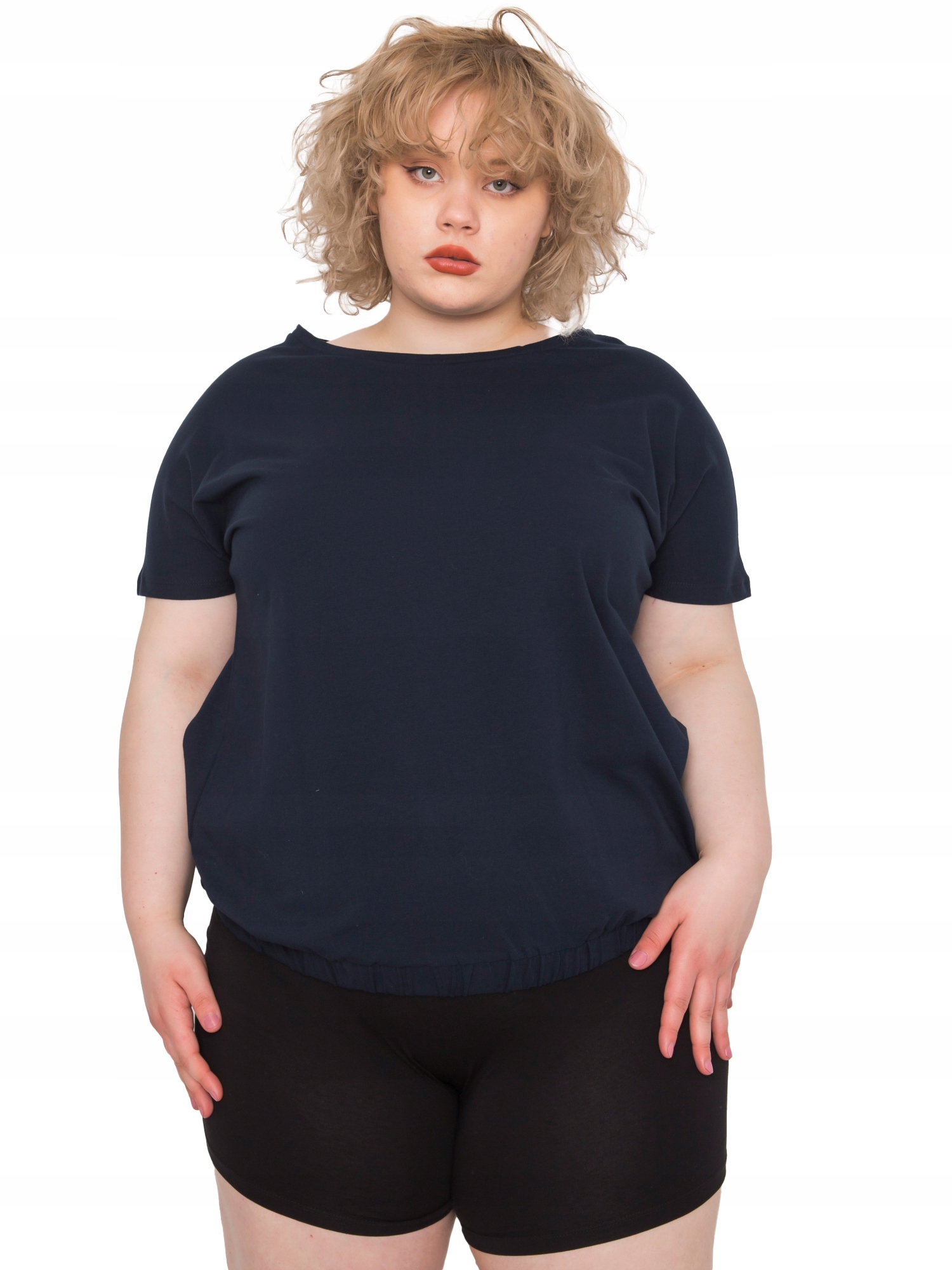 

Bluzka damska Koszulka ściągacz Plus Size 2XL