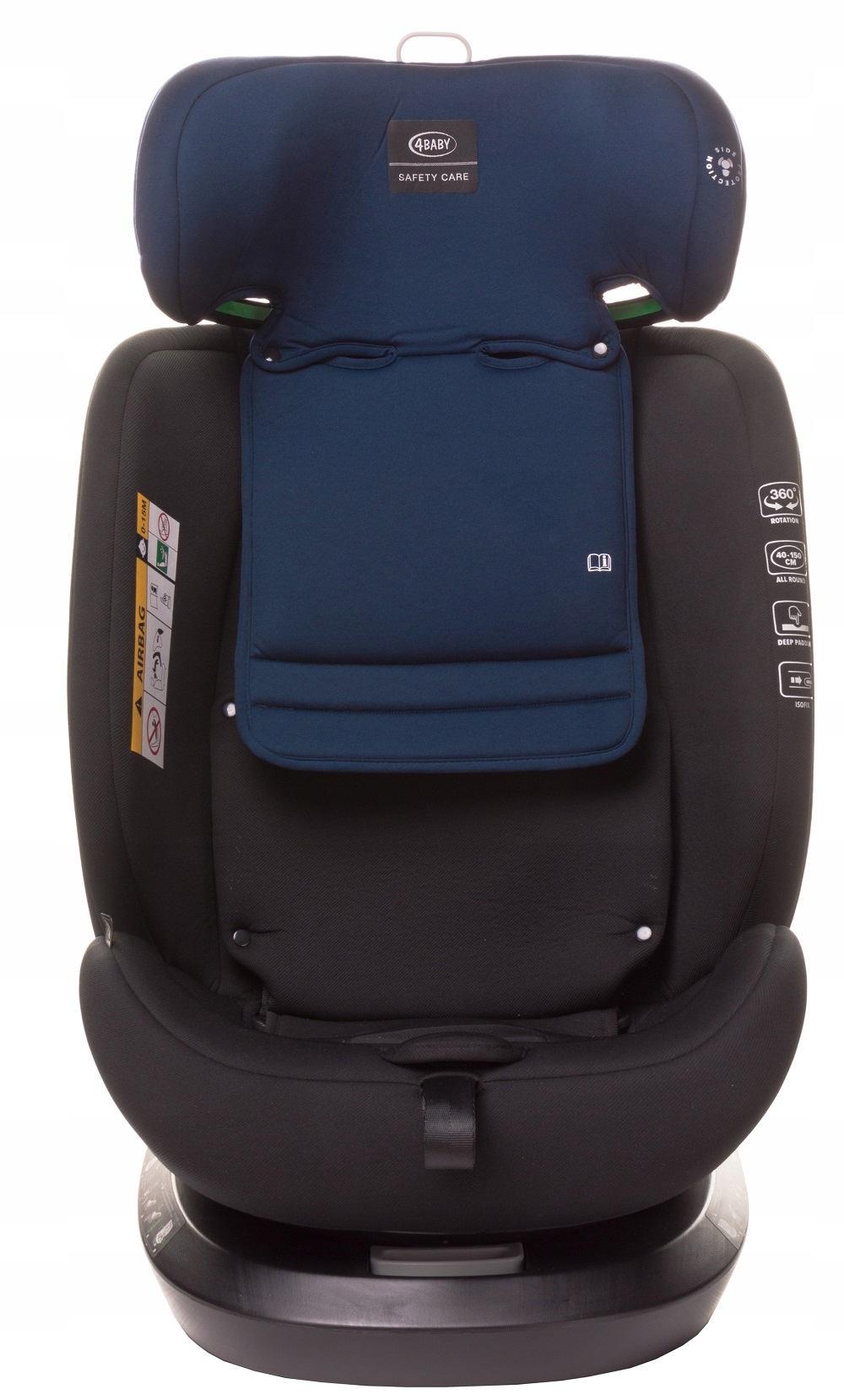 FOTELIK SAMOCHODOWY OBROTOWY ISOFIX 4BABY ROTOFIX 0-36KG I-SIZE 40-150CM Model Roto-Fix
