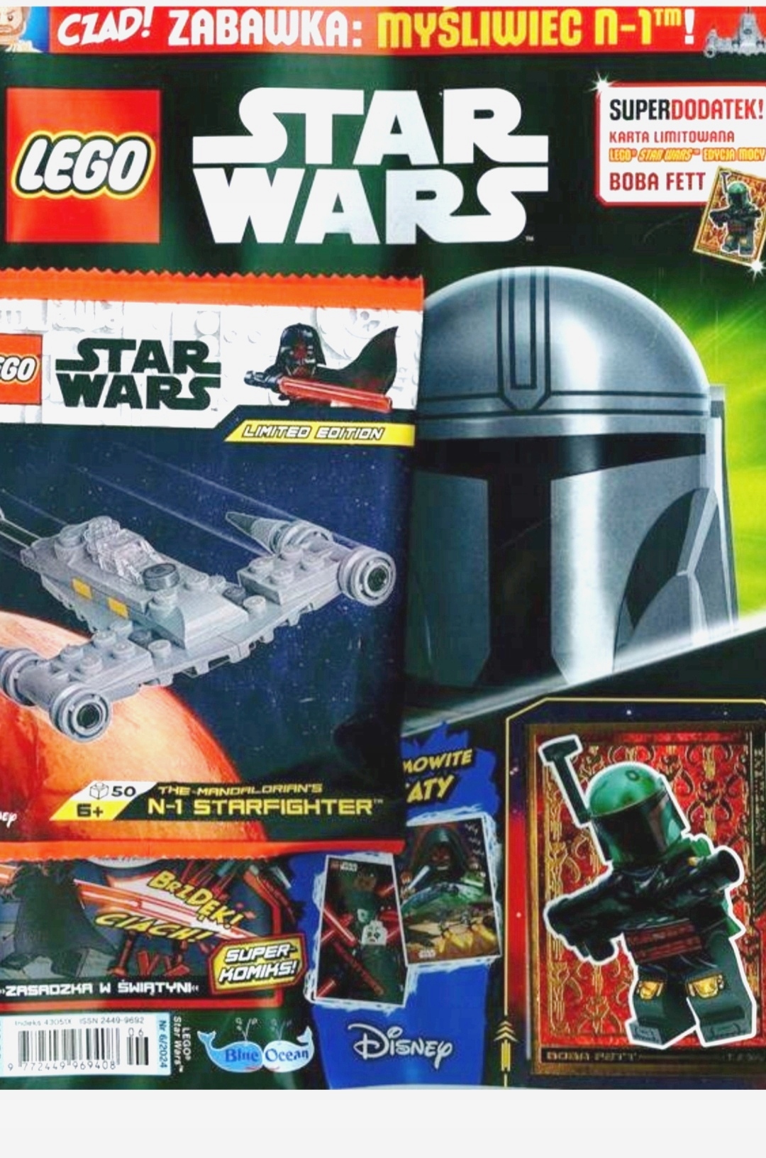 LEGO STAR WARS magazyn 6/24 + MYŚLIWIEC N-1