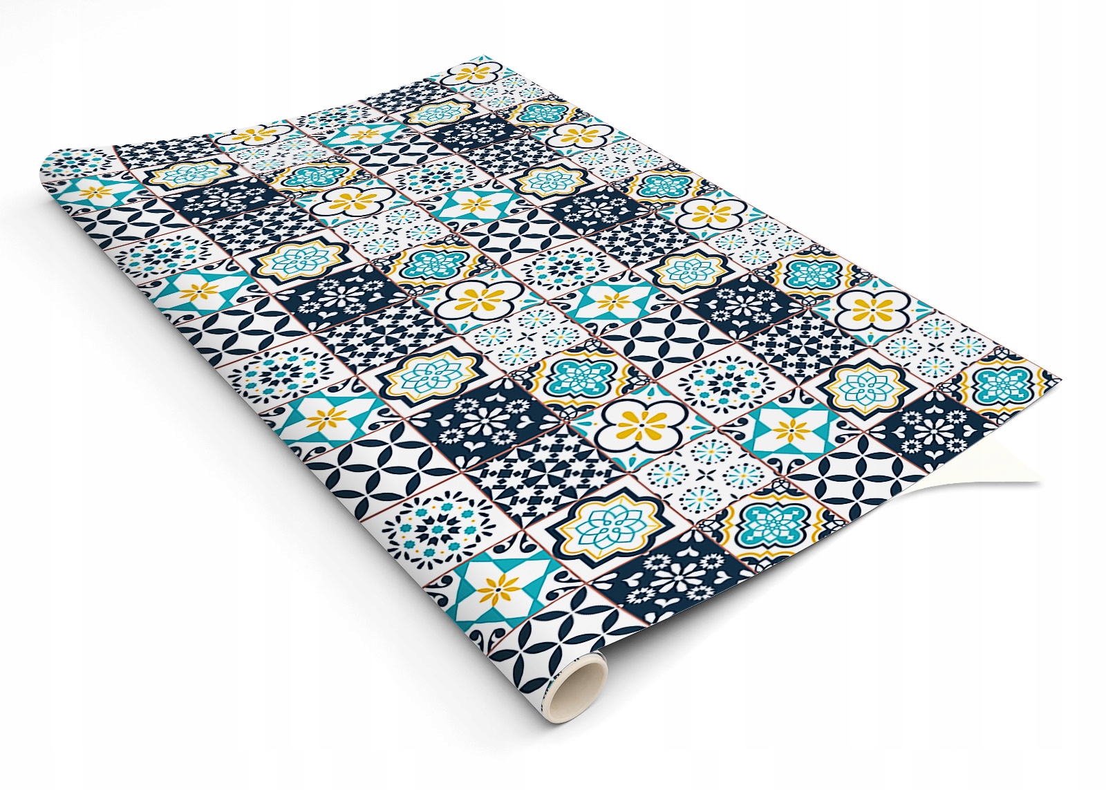 

Orientalny Patchwork meblowa naklejka laminowana