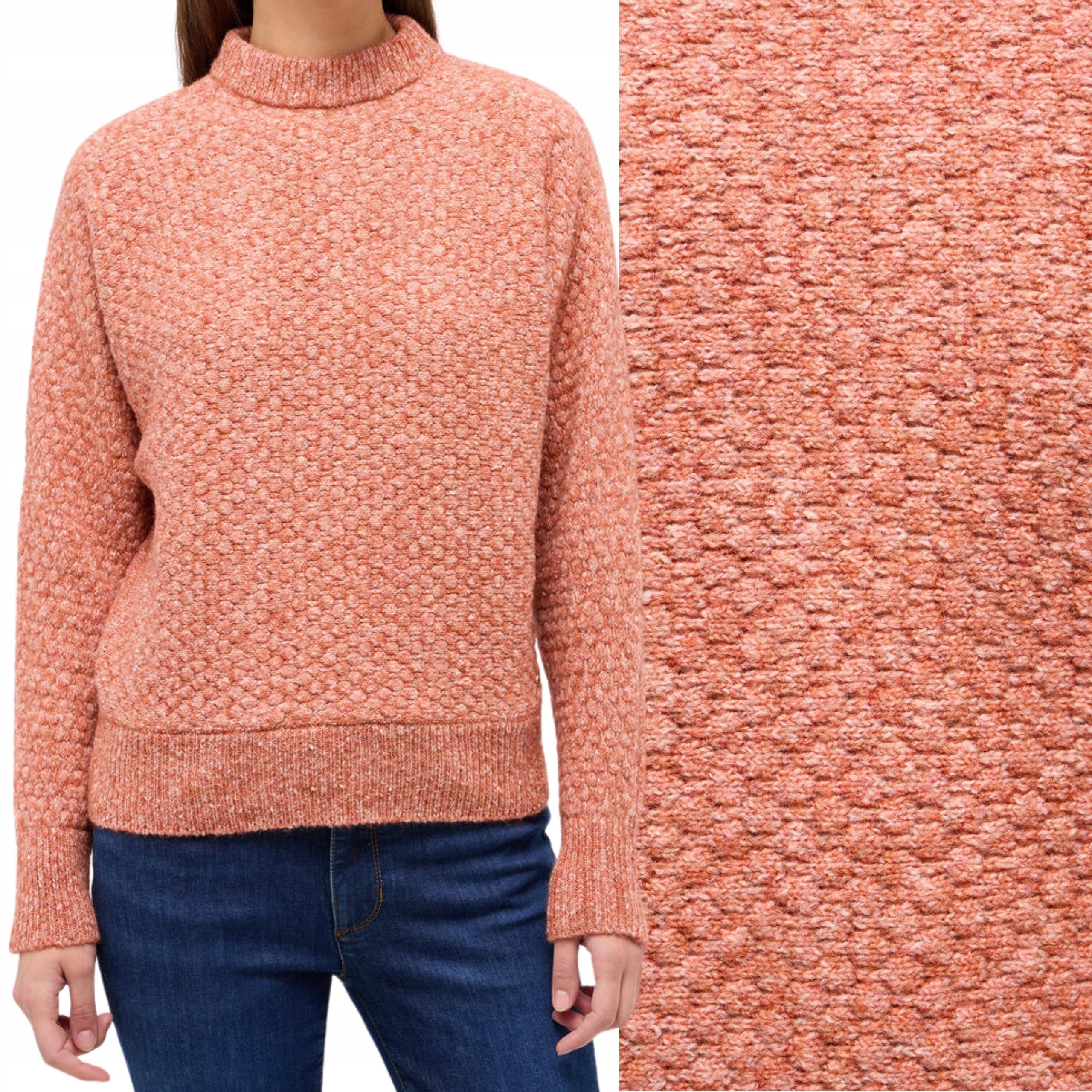 Svetr Mustang Relaxed pink Carla C Structure_ XXL