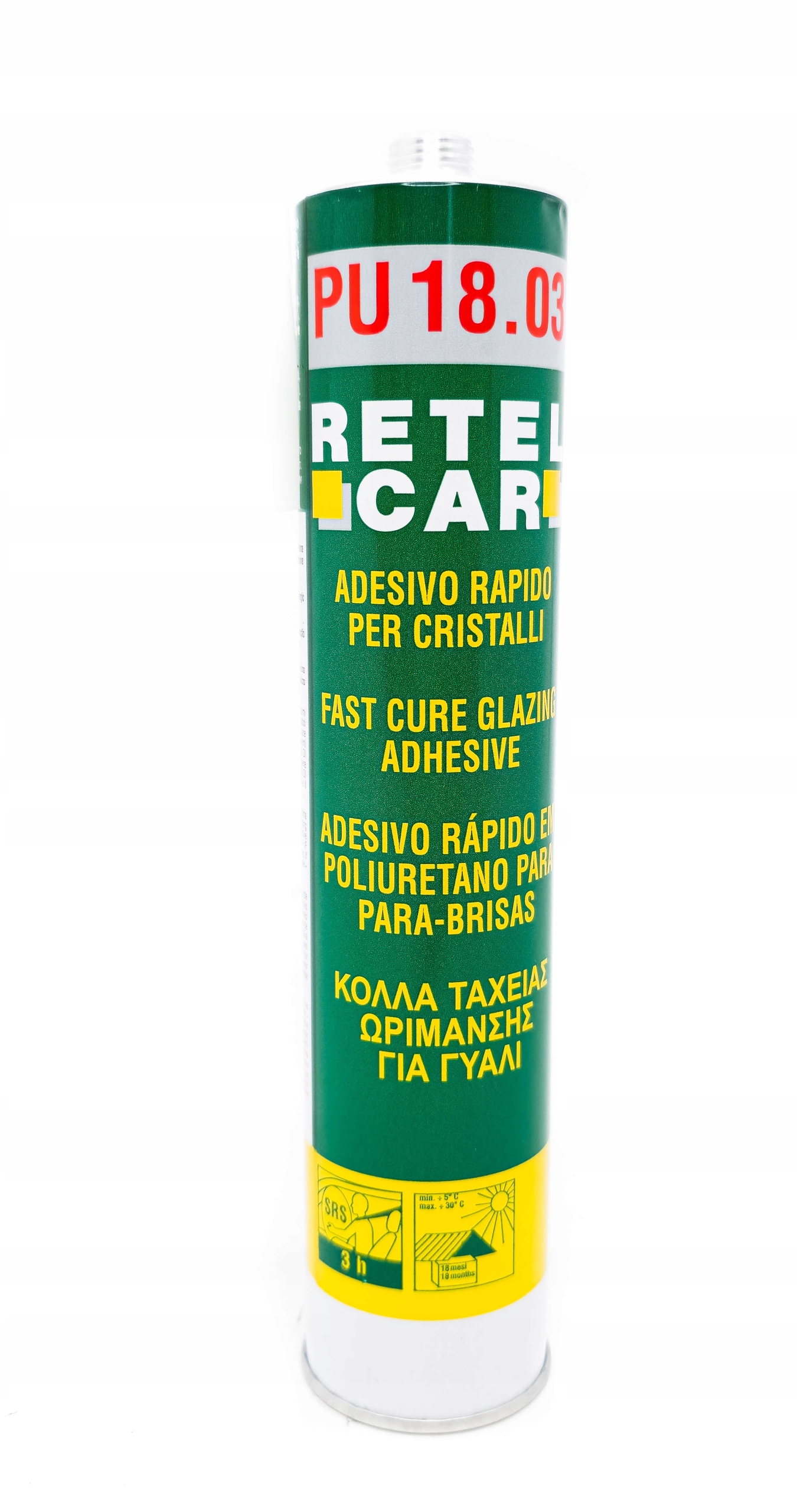 Klej do szyb samochodowych 310ml Retel