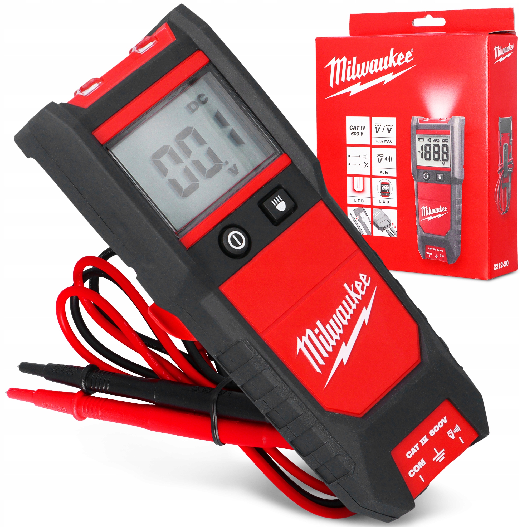 Testerová Skúška Napätia Multimeter Indikátor prúdu Digitálny Automatický 8K-P