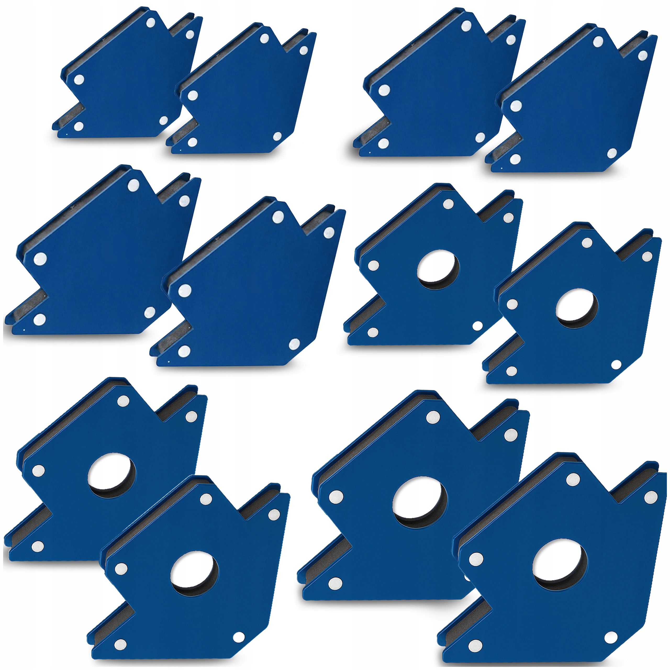 KĄTOWNIKI SPAWALNICZE ZESTAW 11,5 22,5 kg UCHWYT MAGNETYCZNY DO SPAWANIA