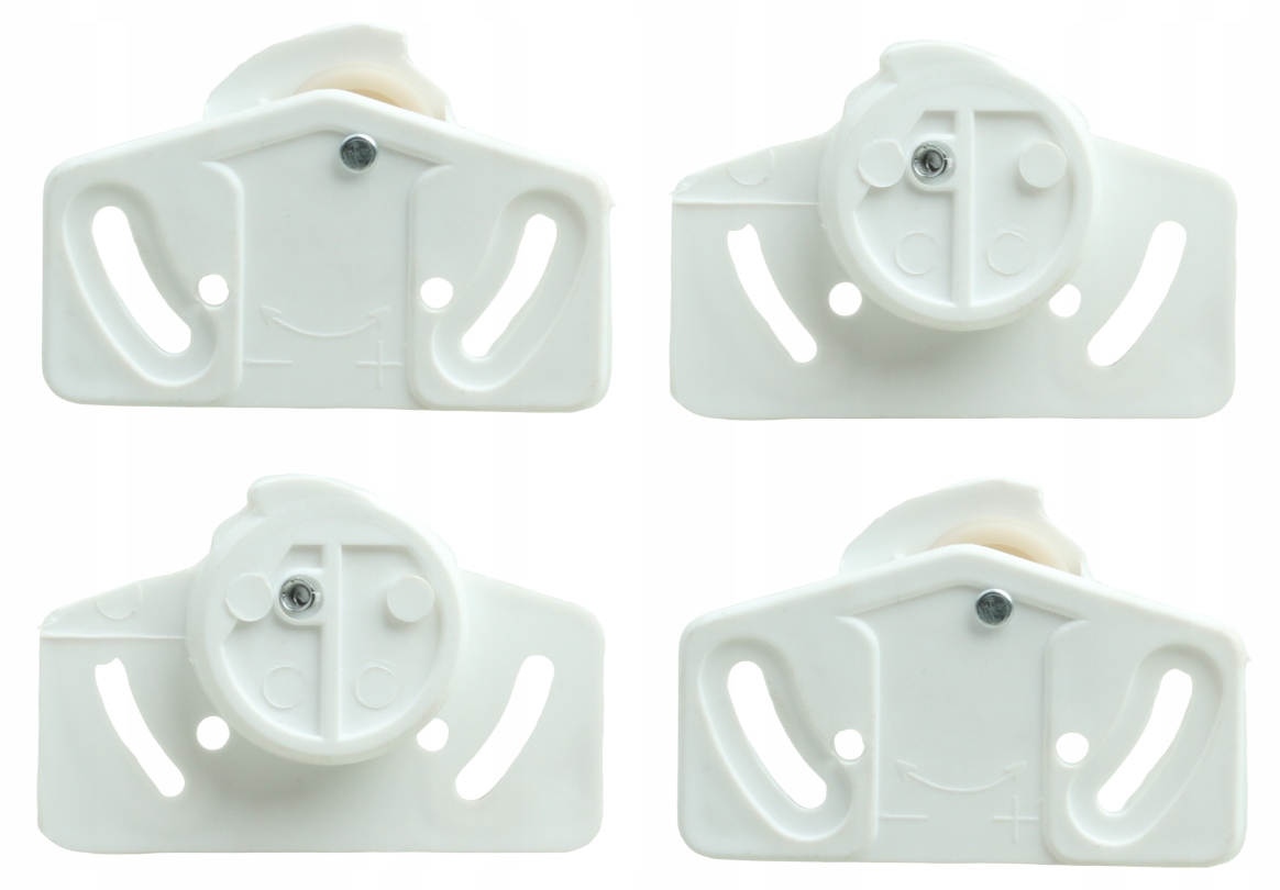 ZACZEP ŚLIZGOWY DRZWI PRZESUWNYCH DOLNY ŚLIZG PROWADNIK ROLKOWY DÓŁ BIAŁY