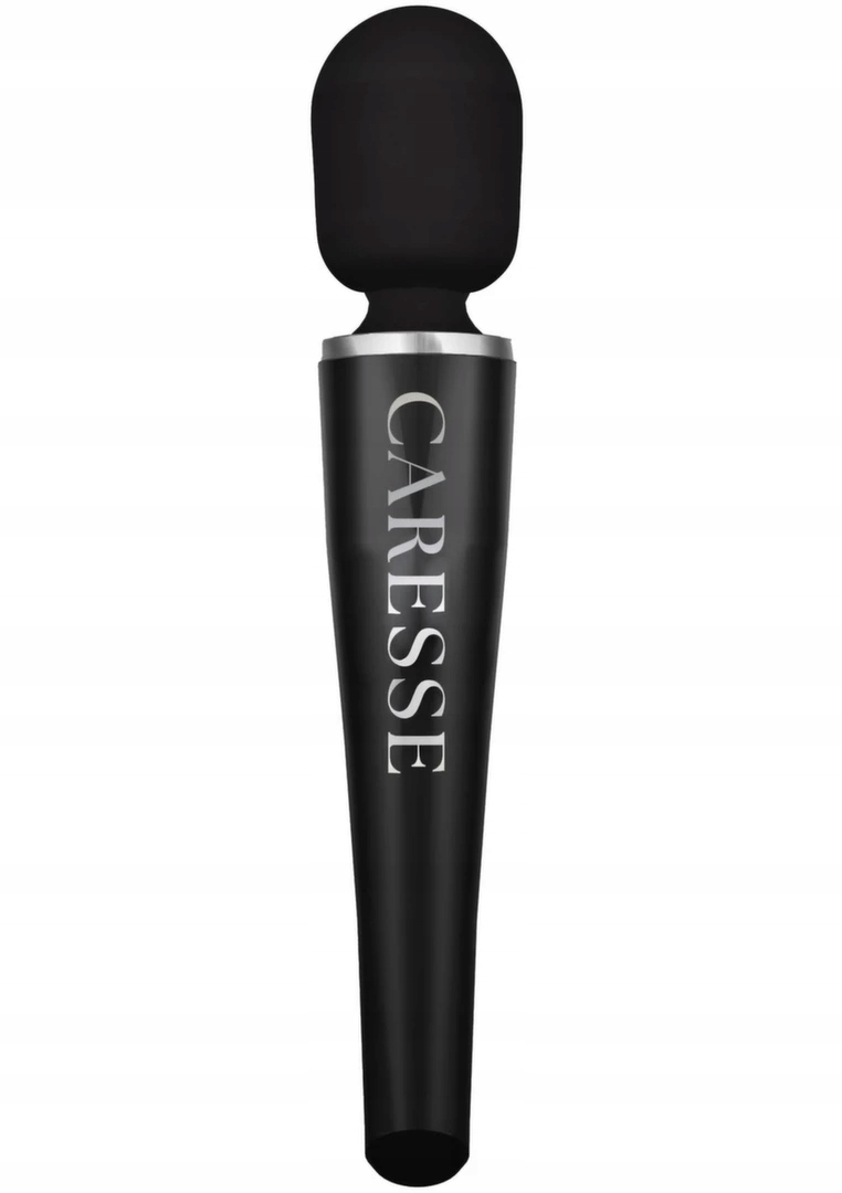 Caresse Pro Wand Massager 30,6 cm 5 režimů IPX7 silikon černý