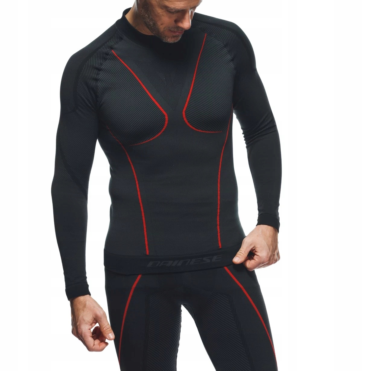 Koszulka Dainese THERMO LS Black/Red Producent Dainese