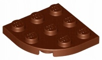 

Lego 30357 Płytka 3x3 Brązowa Nowa (1g)