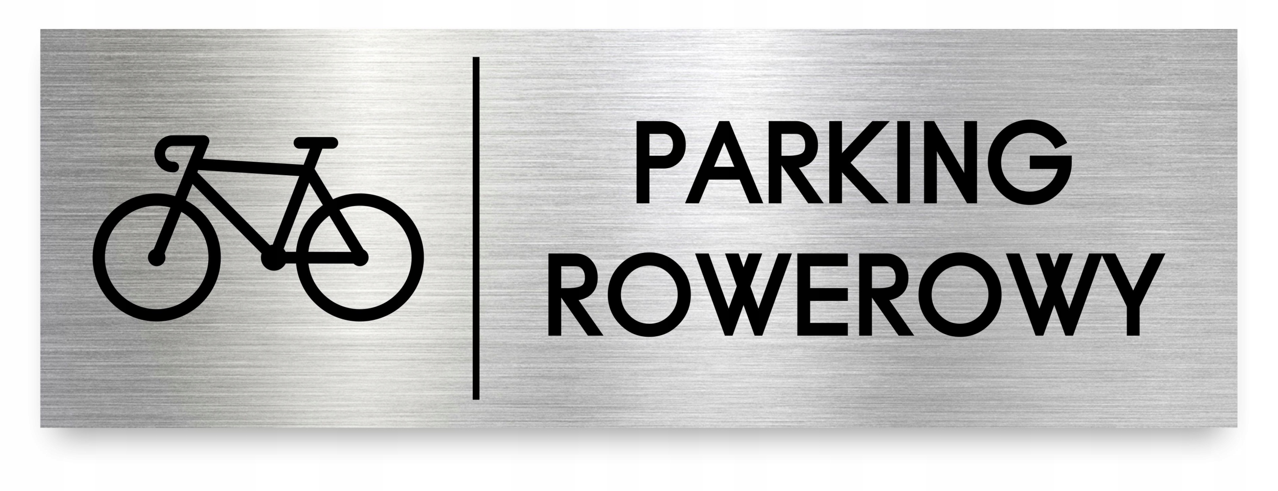 

Tabliczka Parking Rowerowy 30x10 cm Dibond