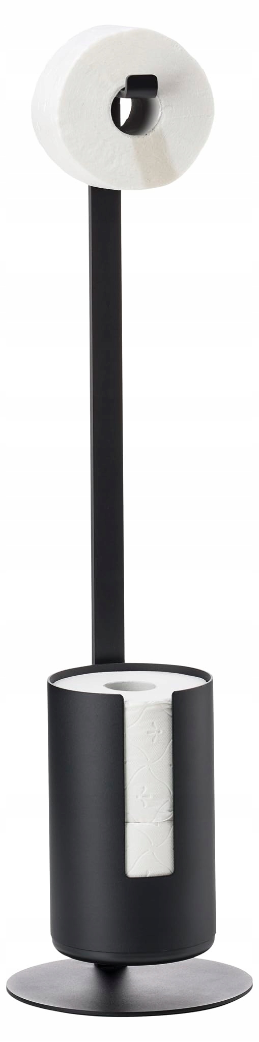 Zone Denmark Rim Stojan na toaletný papier s zásobníkom na rolky čierny