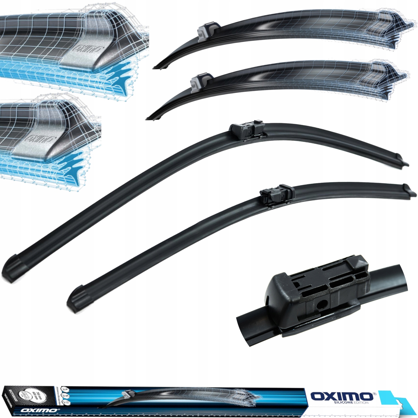 

Wycieraczki Do Opel Zafira C 2012- Oximo Zestaw
