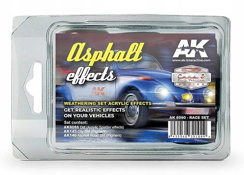 AK-8090 Asphalt effect Cars