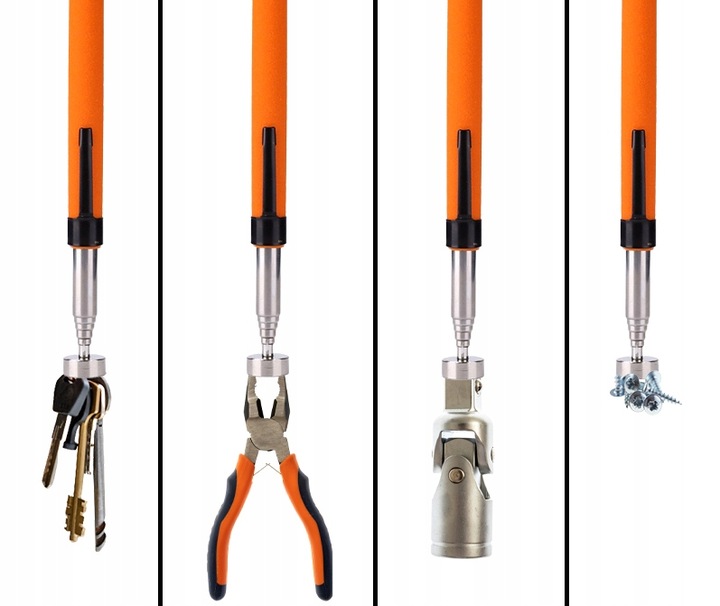 CHWYTAK TELESKOPOWY MAGNES MAGNETYCZNY MOCNY DŁUGI REGULOWANY XXL Z KLIPSEM Kod producenta 11900008