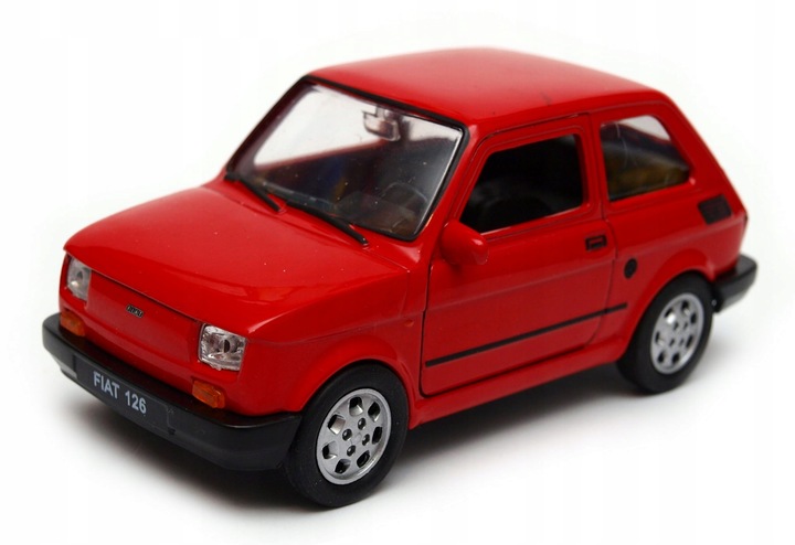 Welly model legenda PRL Fiat 126p Maluch 1:34-39