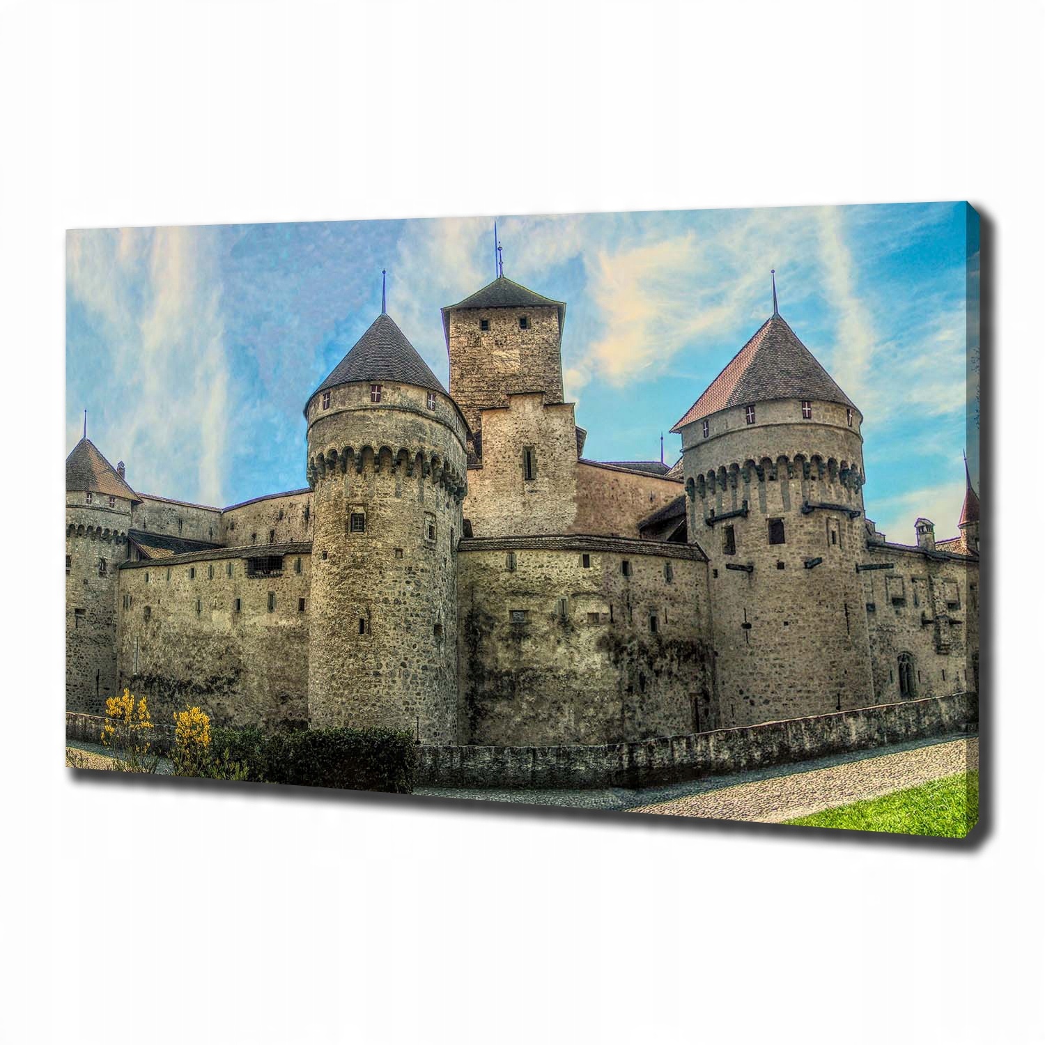 

Foto obraz na płótnie Zamek w Szwajcarii 100x70 cm