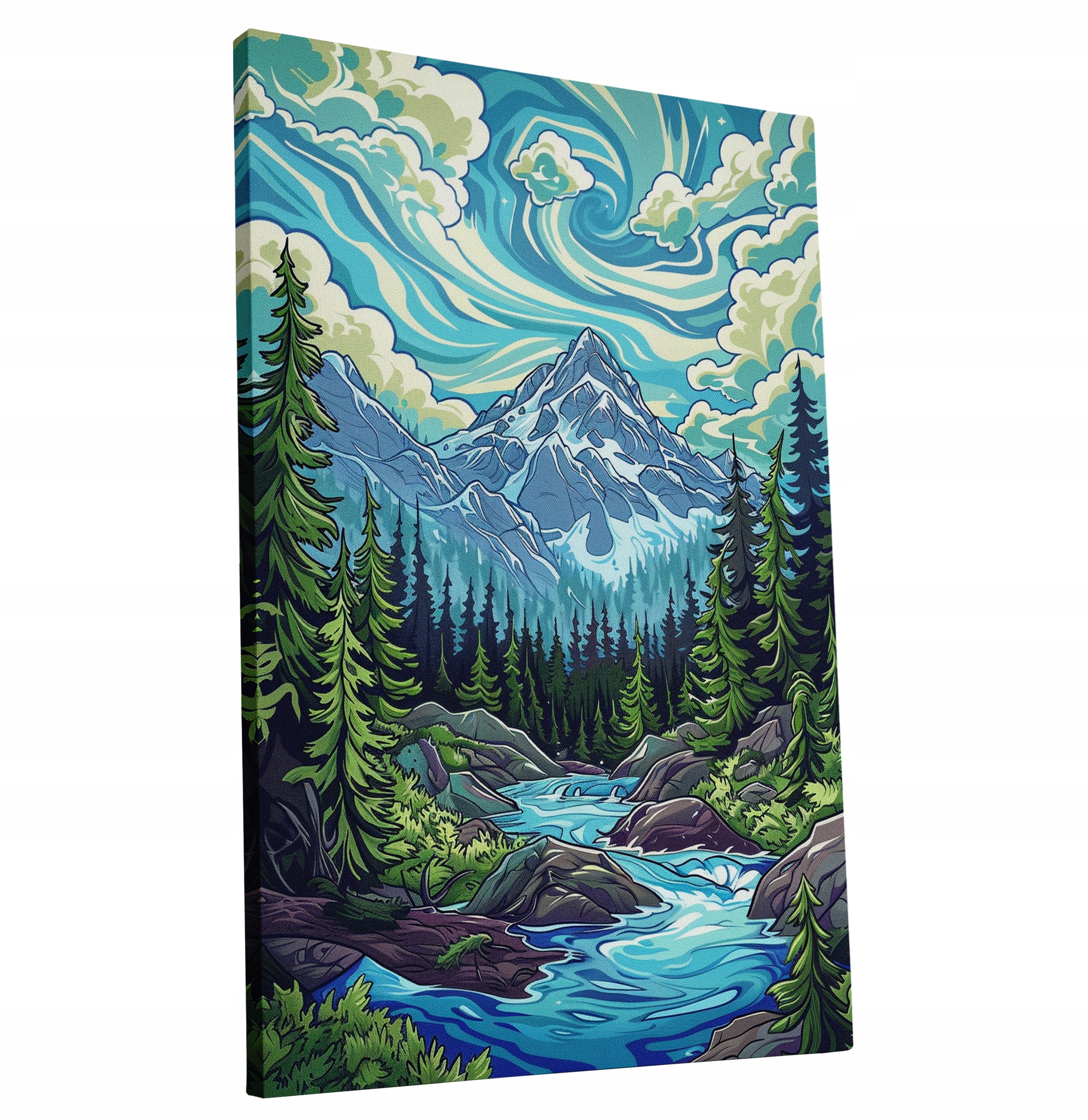 Obraz na plátně Malebná horská krajina do domu obývacího pokoje 80x120