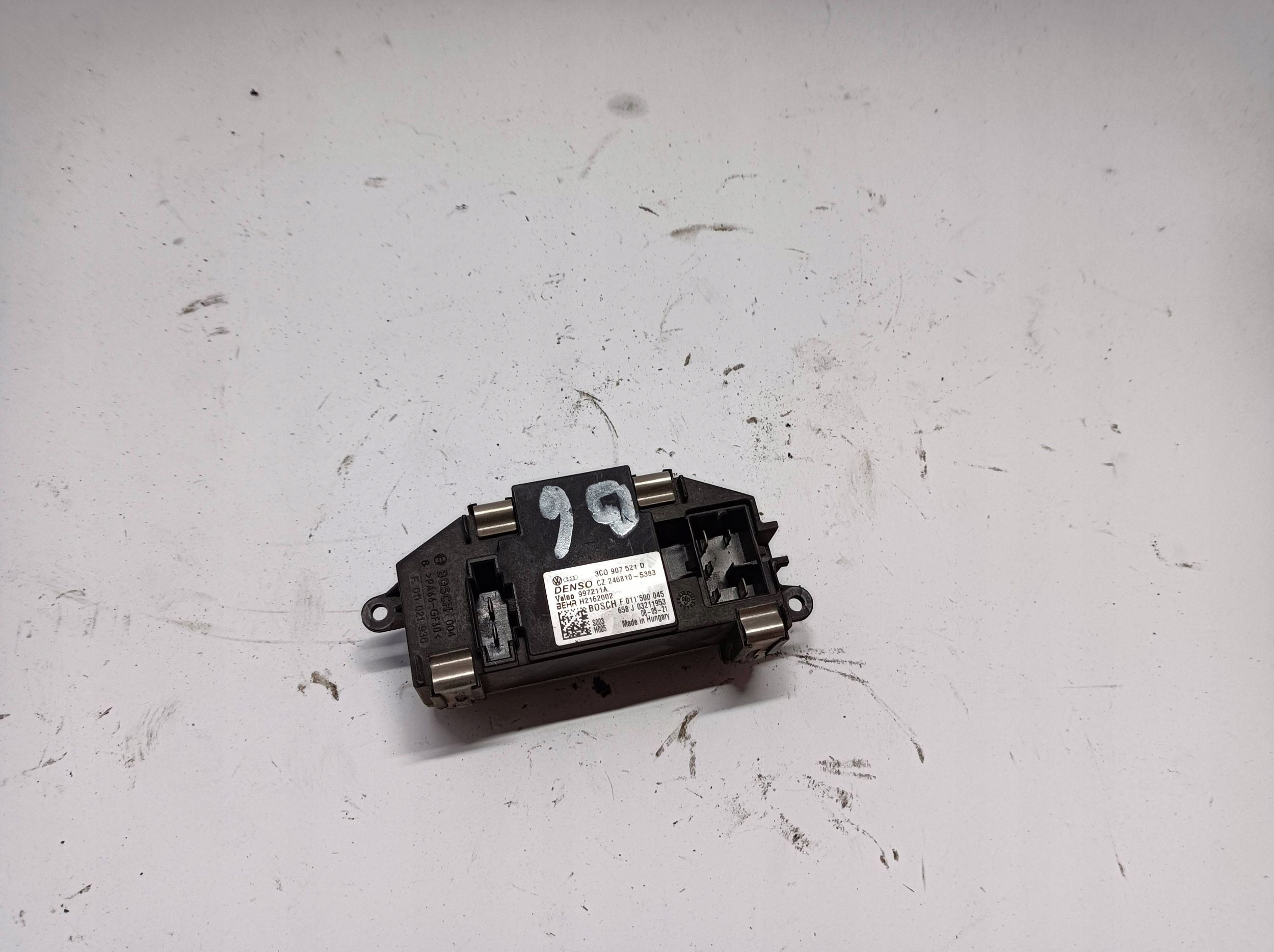 Résistance chauffage habitacle VW Audi 3C0907521D