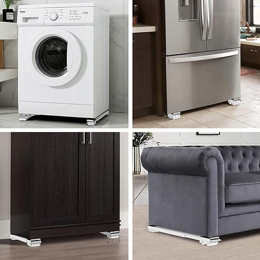 ROLKI PODKŁADKI POD PRALKĘ LODÓWKĘ MEBLE PODSTAWY REGULOWANE DWIE SZTUKI Marka Spacekeeper